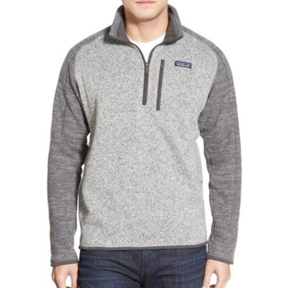 Patagonia 1/4 zip Better Sweater pullover nickle forge grey pocket 2x size XXL - Picture 3 of 12